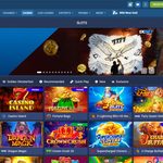 1xbet casino desktop lobby ui navigation